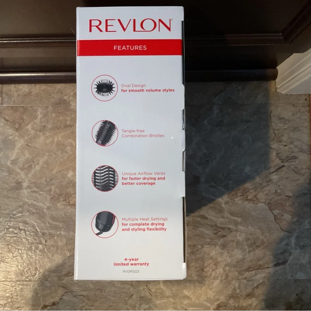 Revlon Salon One-Step Hair Dryer and Volumizer in Black and Pink